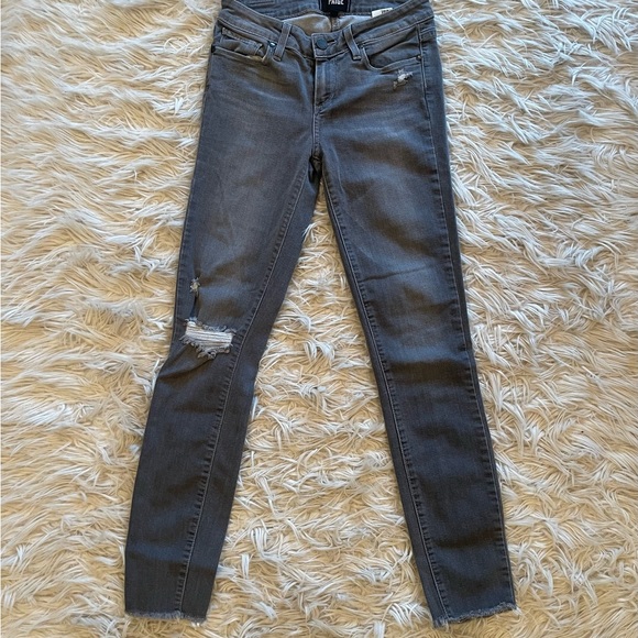 Paige Verdugo Raw Hem Ankle Jeans - Picture 9 of 13